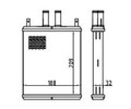 Радиатор отопителя для а/м ВАЗ 2170 паяный AC+ Panasonic 2170-8101060 WONDERFUL 904824
