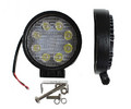 Фара рабочего света круг slim 24Вт (8*3Вт/10-30В) ближний 112*38mm (907665)