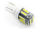Светодиод T10 10SMD (size 7020) 24V W5W base W2.1*9.5D белый Nord YADA 907091