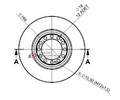Тормозной диск SAF 4079000500 OMK730100500