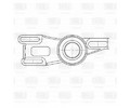 Ролик ГРМ для автомобилей Peugeot 405 (87-) 1.6i/1.9i (натяж.) (CM 6093)