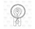 Ролик ГРМ натяжной для автомобилей Peugeot Partner (08-) 1.6d (CM 6061)