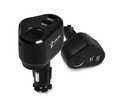 Прикуриватель-разветвитель 1 гнездо + 2xUSB 2.4A+2.4A PRO (AEBD070)