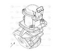 Клапан EGR (рециркуляции выхлопных газов) для а/м Ford Focus (05-)/Peugeot 307 (04-) 1.6D (LVEG 1012)