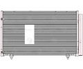 Радиатор кондиционера для а/м Lexus RX 270 (08-)/RX 350 (08-) 2.7i/3.5i (LRAC 1956)