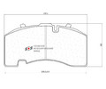 Колодки дискового тормоза WVA 29171 OMK730400509