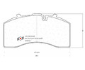 Колодки дискового тормоза WVA 29158 OMK730400506