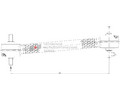 Штанга реактивная IVECO 41011006 OMK730301004