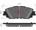 Колодки тормозные передние TOYOTA LEXUS Camry V70 18- RAV4 17- ES350/300H 18- 43KT KOTL