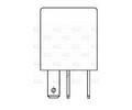 Реле автомобильное 4 контактное 12V 20A (с резистором) (SCR 0105)