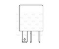 Реле автомобильное 5 контактное 12V 10/20A (без резистора) (SCR 0106)