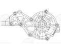 Насос водяной для автомобилей Audi A4 (94-)/VW Passat B5 (96-) 1.6i/1.8i/1.8T (с корпусом) (LWP 18173)