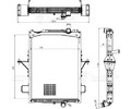 Радиатор охлаждения для а/м Volvo Trucks FM (05-)/(13-)/(20-)/FMX (13-)/(20-) с дв. D11/D13 (LRc 1034)