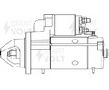 Стартер для спецтехники МТЗ-3302/МАЗ/Амкадор/Volvo/MAN с дв. Deutz BF4M/BF6M 24В 4кВт (LSt 1215)