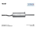 Глушитель 21099-1201005 TRANSMASTER UNIVERSAL 11.17