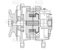 Генератор для а/м ЗИЛ 130 с дв. ЗИЛ-508 70А (LG 0602)