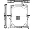Радиатор охлаждения для автомобилей Volvo Trucks FH (93-)/FM (98-)/FM (01-)/FM (05-)/FMX (10-) (с рамкой) (LRc 1055)