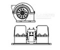 Электровентилятор отопителя для автомобилей Renault Trucks Magnum (90-)/Magnum (05-) (LFh 0905)