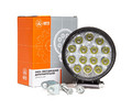 Фара светодиодная доп AE42R-14LED-55HC круглая 115*55*172, направленный свет, 14 диодов, крепление по центру, 42 Вт, 12/24 В (АвтоЭлектрика)