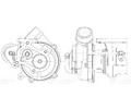 Турбокомпрессор для а/м Fiat Ducato (06-) 2.3TD (тип K03) (LAT 1680)