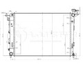 Радиатор охлаждения для а/м Kia Sportage III/Hyundai iX35 (10-) 2.0i/2.4i МT (Словакия) (LRc 08S5)