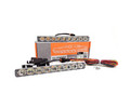 Фара светодиодная дополнительная AE45RT-9LED-DRL-TL (кмпл 2шт) прямоуг, ДХО 9 диодов, линз. напр. свет с бег. указ. поворотов, 25,5см (АвтоЭлектрика)
