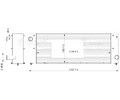 Радиатор охлаждения для комбайнов Гомсельмаш КЗС-1218 ''Палессе GS12'' с двиг. ЯМЗ-238, Д-262 (LRc 3129)