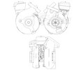 Турбокомпрессор для а/м Nissan Pathfinder (05-)/Navara (05-) 2.5D [YD25DDTi] (тип GT2056V) (LAT 1401)