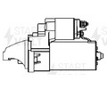 Стартер для спецтехники JCB/Perkins с дв. Perkins 400 series 12В 2кВт (LSt 3006)