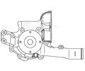 Насос водяной для а/м Mercedes-Benz LK/LN2 (84-)/MK (87-) [OM353/OM356/OM366] (LWP 1544)