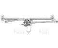Стеклоочиститель в сборе для а/м MAN TGA/TGL/TGM/TGS (00-) (VWA 21002)
