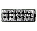 Набор клейм буквенных латиница 6 мм 30/1 378206