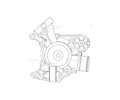 Насос водяной для а/м Volvo Truck FE/FL (00-) [D6/7]/Renault Midlum (00-) [DXi5/7] (LWP 1066)
