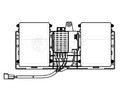 Электровентилятор отопителя для а/м Sitrak C7H (14-)/Howo T5G (21-) (в корпусе, c резистором) (LFh 3032)