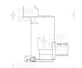 Насос омывателя для а/м КАМАЗ Компас 5/JAC N56 (без задн. омыв.) (SWP 0745)