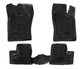 Ковры в салон (3D с подпят.) для Daewoo Nexia (95-08-) компл. 4 шт., выс. борт, полимер., черн. (ACM-PS-23)