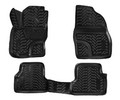 Ковры в салон (3D с подпят.) для Ford Focus II (05-11) компл. 4 шт., выс. борт, полимер., черн. (ACM-PS-28)