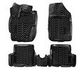 Ковры в салон (3D с подпят.) для Duster (рест)/Kaptur 4WD (15-) к-т 4 шт, (крепеж), выс.борт, полимер, черн. (ACM-PS-55)
