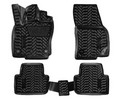 Ковры в салон (3D с подпят.) для VW Tiguan II (16 -) компл. 4 шт., (крепеж), выс. борт, полимер., черн. (ACM-PS-74)