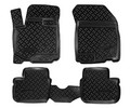 Ковры в салон для Suzuki SX4 I Classic (06-, 10-) компл. 4 шт., выс. борт, полимер., черн. (ACM-PS-64)