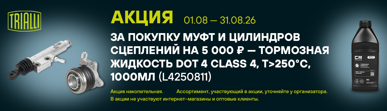 TRIALLI  Муфты и цилиндры сцепления